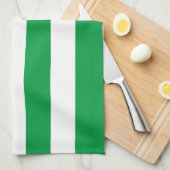 愛国的アブハジア国旗 キッチンタオル (四つ折り)