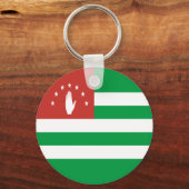 愛国的アブハジア国旗 キーホルダー (正面)