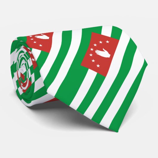 愛国的アブハジア国旗 ネクタイ (ロール)