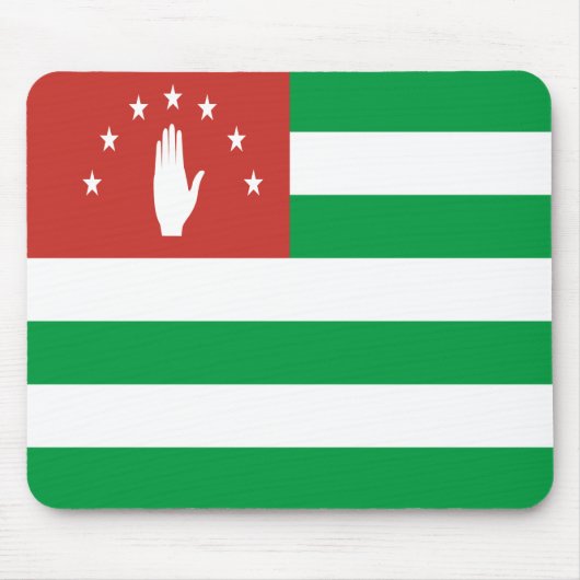愛国的アブハジア国旗 マウスパッド (正面)