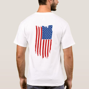 *~*愛国的アメリカグランジUSAフラモダング Tシャツ