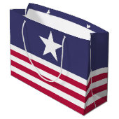 愛国的アメリカスタイル ラージペーパーバッグ (裏面アングル)