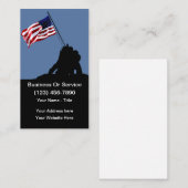 愛国的アメリカテーマシンプル 名刺 (正面/裏面)