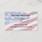 愛国的アメリカデザイン 名刺 (正面)