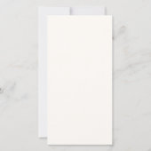 愛国的アメリカ国旗軍隊退役軍人葬儀 サンキューカード (裏面)