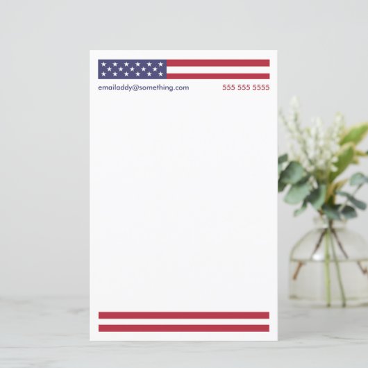 愛国的アメリカ国旗 (スタンド正面)