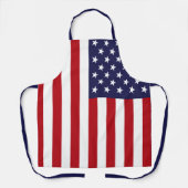 愛国的アメリカ国旗 エプロン (正面)
