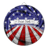 愛国的アメリカ国旗 ダーツボード (正面)