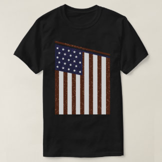 愛国的アメリカ国旗 Tシャツ