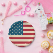 愛国的アメリカ国旗BBQ 7月4日紙プレート ペーパープレート (パーティー)