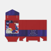 愛国的アメリカ結婚人の フェイバーボックス (折り畳みなし)