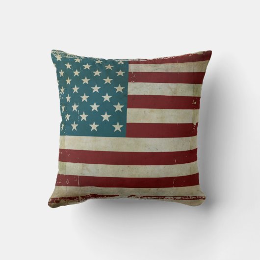 愛国的アメリ素朴カーナカントリーファーム国旗の装飾 クッション (裏面)
