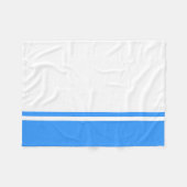 愛国的アルタイ共和国国旗 フリースブランケット (正面(横))