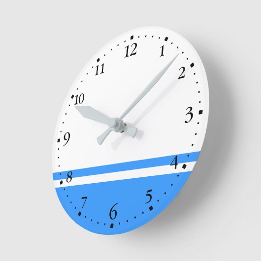 愛国的アルタイ共和国国旗 ラウンド壁時計 (傾斜)