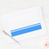 愛国的アルタイ共和国国旗 長方形シール (封筒)