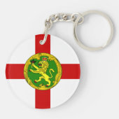 愛国的アルダーニー国旗 キーホルダー (裏面)