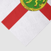 愛国的アルダーニー国旗 薄葉紙 (詳細)