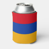 愛国的アルメニア国旗のクーラーボックス 缶クーラー (缶裏面)