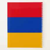 愛国的アルメニア国旗 プランナー手帳 (裏面)