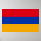 愛国的アルメニア国旗 ポスター (正面)