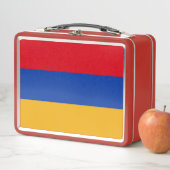 愛国的アルメニア国旗 メタルランチボックス (インサイチュ)