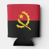 愛国的アンゴラ国旗のクーラーボックス 缶クーラー (裏面)