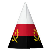 愛国的アンゴラ国旗 パーティーハット (裏面)