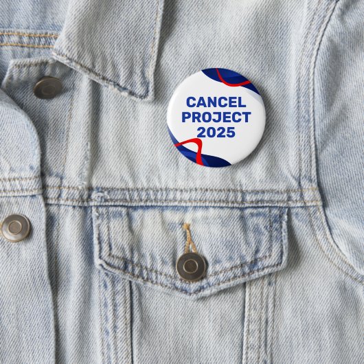 愛国的アンチプロジェクト2025ボタン政治的 缶バッジ (インサイチュ)