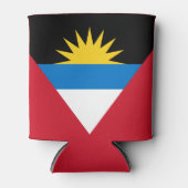 愛国的アンティグア・バーブーダ国旗のクーラーボックス 缶クーラー (正面)