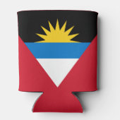 愛国的アンティグア・バーブーダ国旗のクーラーボックス 缶クーラー (裏面)