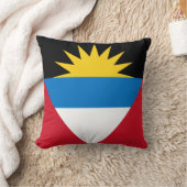 愛国的アンティグア・バーブーダ国旗 クッション (ブランケット)