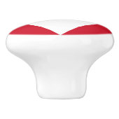 愛国的アンティグア・バーブーダ国旗 セラミックノブ (側面)