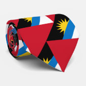 愛国的アンティグア・バーブーダ国旗 ネクタイ (ロール)