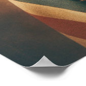 愛国的イエスアメリカクリスチャン聖書芸術ポスト ポスター (角)