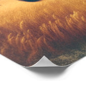 愛国的イエスアメリカクリスチャン・バイブル・アート ポスター (角)