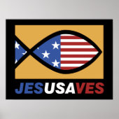 愛国的イエス救のポスター ポスター (正面)