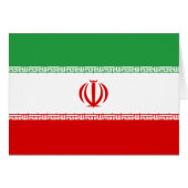 愛国的イラン国旗 (正面横)