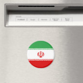愛国的イラン国旗 マグネット (インサイチュ (食洗機))