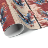 愛国的イーグルラッピング紙 ラッピングペーパー (ロールコーナー)