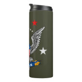 愛国的イーグル退役軍人 タンブラー (回転右)