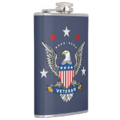 愛国的イーグル退役軍人 フラスク (右)