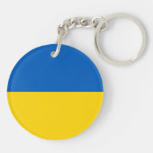 愛国的ウクライナ国旗 キーホルダー (裏面)