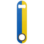 愛国的ウクライナ国旗 スピード栓抜き (裏面)