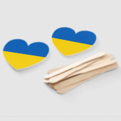 愛国的ウクライナ国旗 ハンドファン (組立なし)