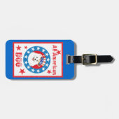 愛国的エスキー ラゲッジタグ (正面横)