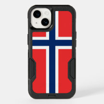 愛国的オッターボックスiPhone 14ケース，ノルウェー国旗