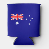 愛国的オーストラリア国旗のクーラーボックス 缶クーラー (正面)