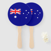 愛国的オーストラリア国旗 ハンドファン (正面&裏面)