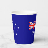 愛国的オーストラリア国旗 紙コップ (右)