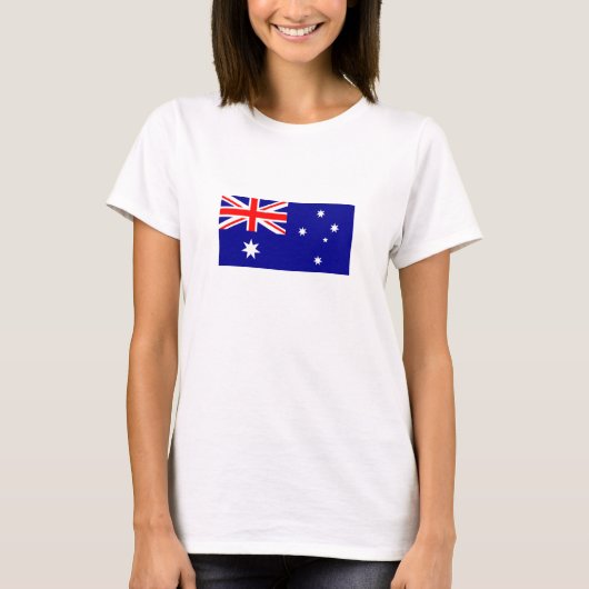 愛国的オーストラリア国旗 Tシャツ (正面)